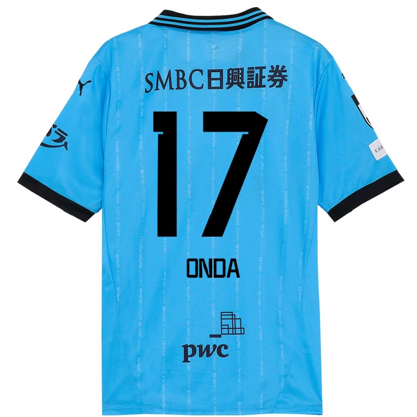 Danxen Hombre Camiseta Yutaro Onda #17 Blanco Azul Celeste 1ª Equipación 2025/26 La Camisa