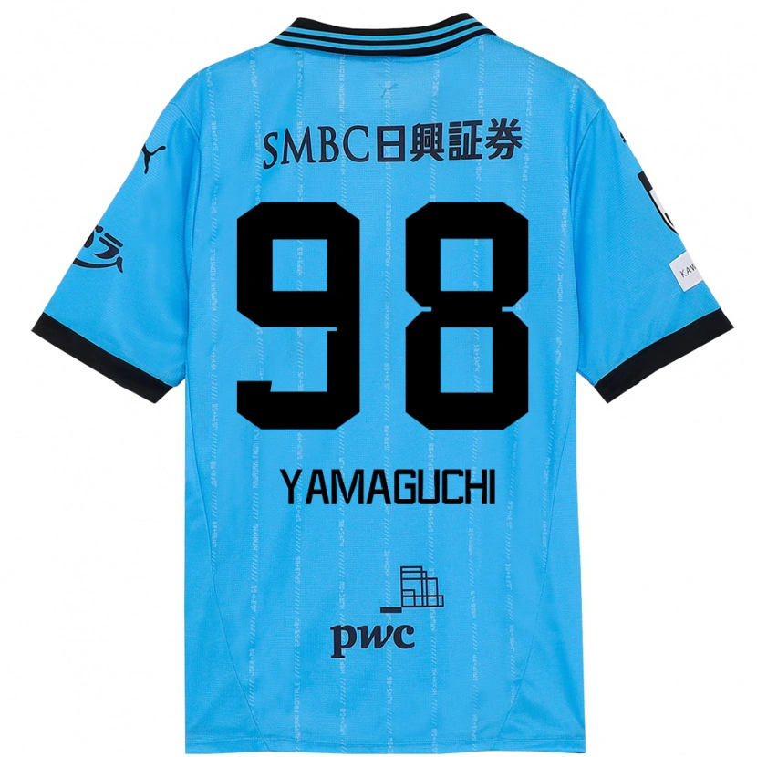 Danxen Hombre Camiseta Louis Thébault-Yamaguchi #98 Blanco Azul Celeste 1ª Equipación 2025/26 La Camisa