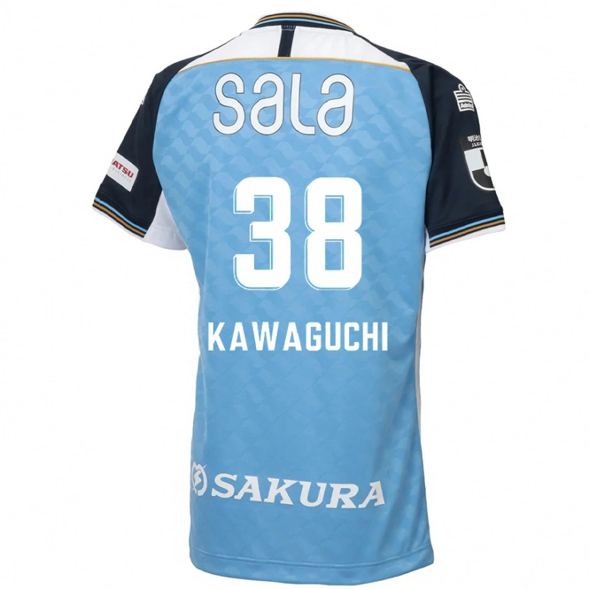 Danxen Hombre Camiseta Naoki Kawaguchi #38 Blanco Negro 1ª Equipación 2025/26 La Camisa