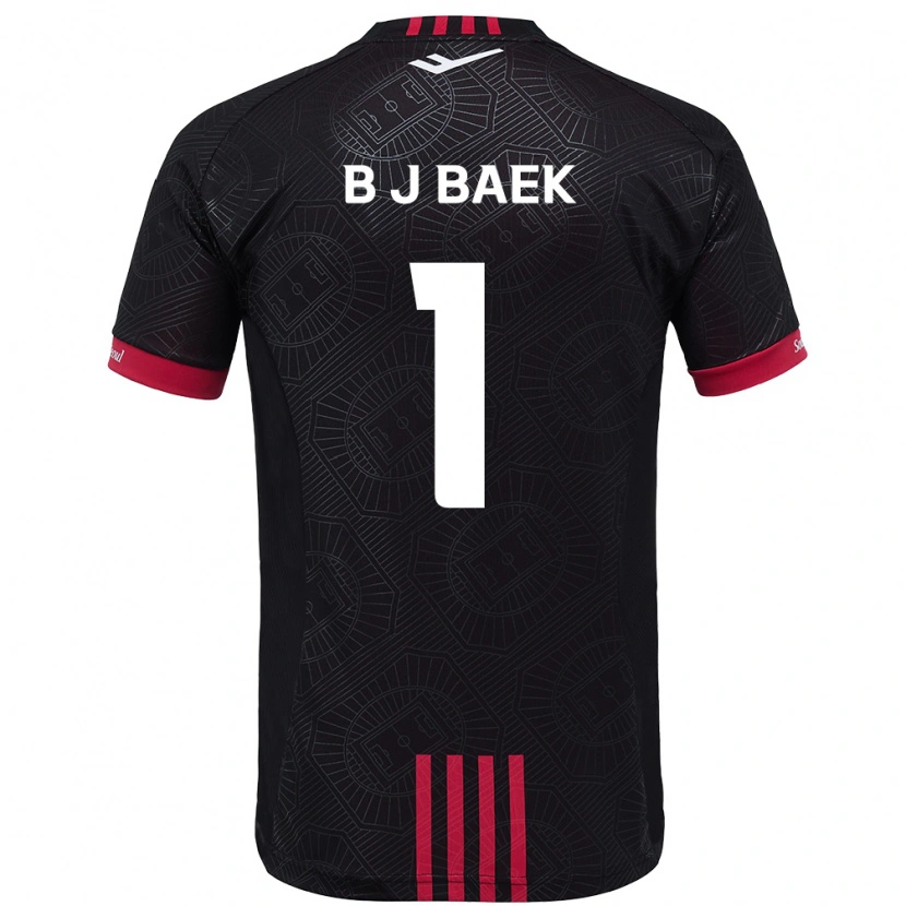 Danxen Hombre Camiseta Jong-Beom Baek #1 Blanco Negro 1ª Equipación 2025/26 La Camisa