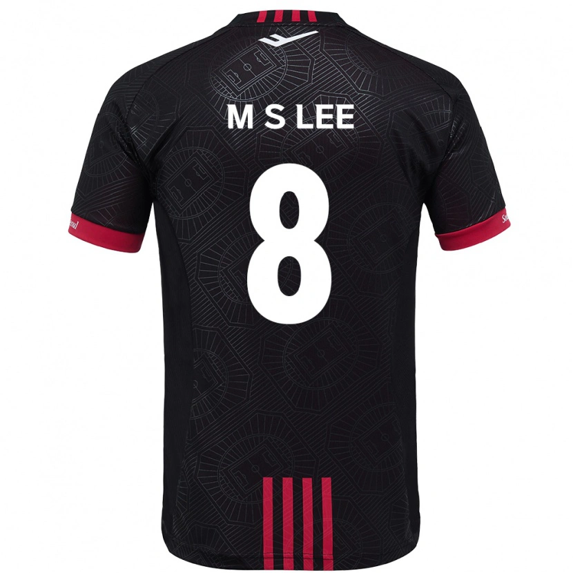 Danxen Hombre Camiseta Seung-Mo Lee #8 Blanco Negro 1ª Equipación 2025/26 La Camisa