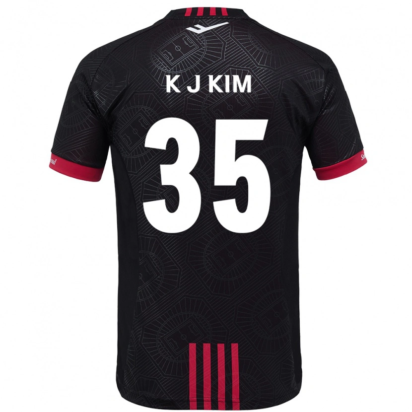 Danxen Hombre Camiseta Kang-Jun Kim #35 Blanco Negro 1ª Equipación 2025/26 La Camisa