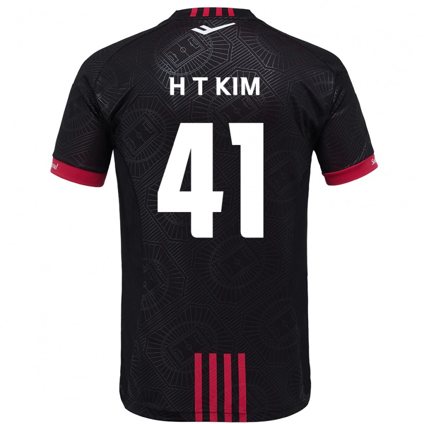 Danxen Hombre Camiseta Tae-Ho Kim #41 Blanco Negro 1ª Equipación 2025/26 La Camisa