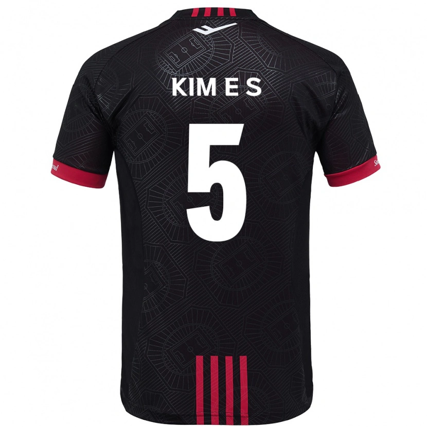 Danxen Hombre Camiseta Kim Eun-Sol #5 Blanco Negro 1ª Equipación 2025/26 La Camisa