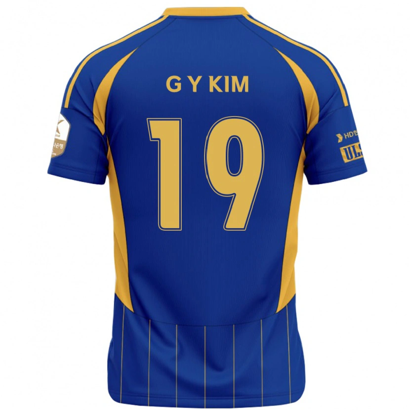 Danxen Hombre Camiseta Young-Gwon Kim #19 Blanco Azul Celeste 1ª Equipación 2025/26 La Camisa