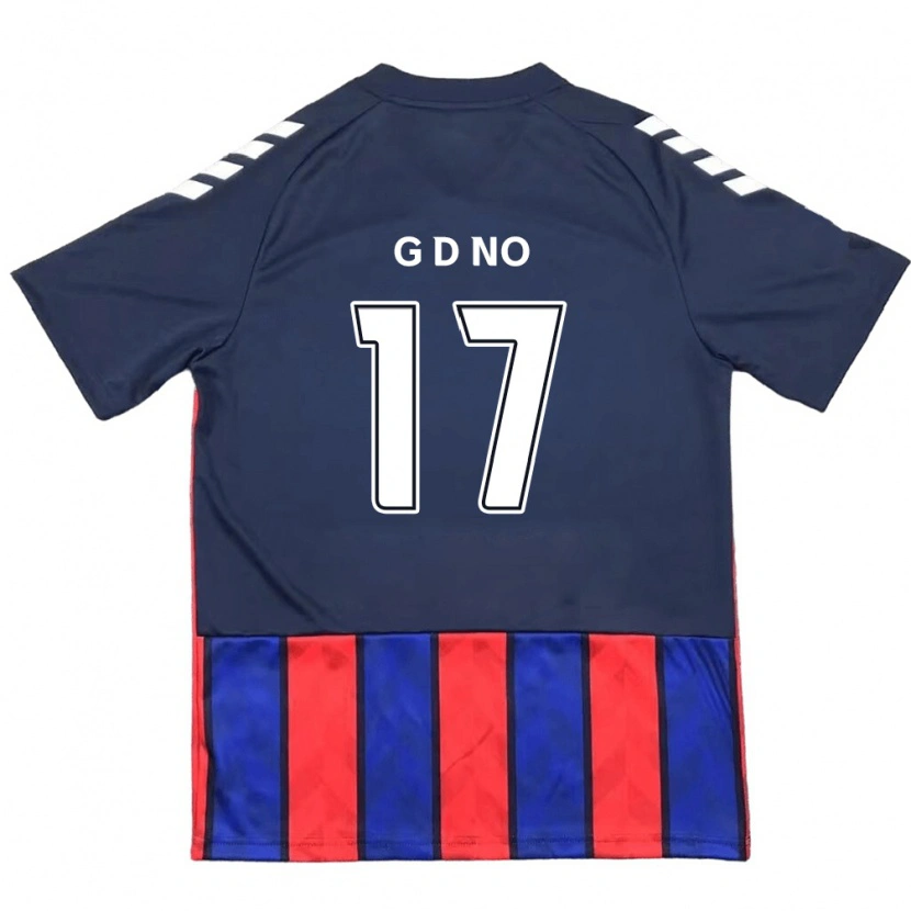 Danxen Hombre Camiseta Dong-Geon No #17 Blanquecino Rojo 1ª Equipación 2025/26 La Camisa