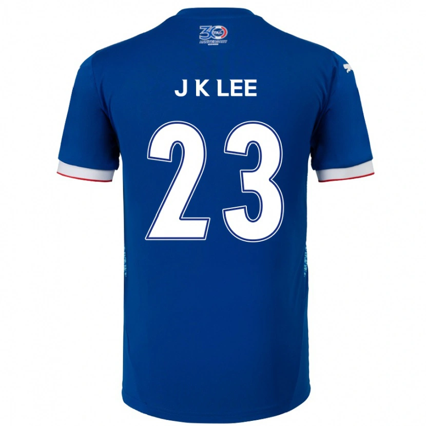 Danxen Hombre Camiseta Ki-Je Lee #23 Blanco Azul Real 1ª Equipación 2025/26 La Camisa