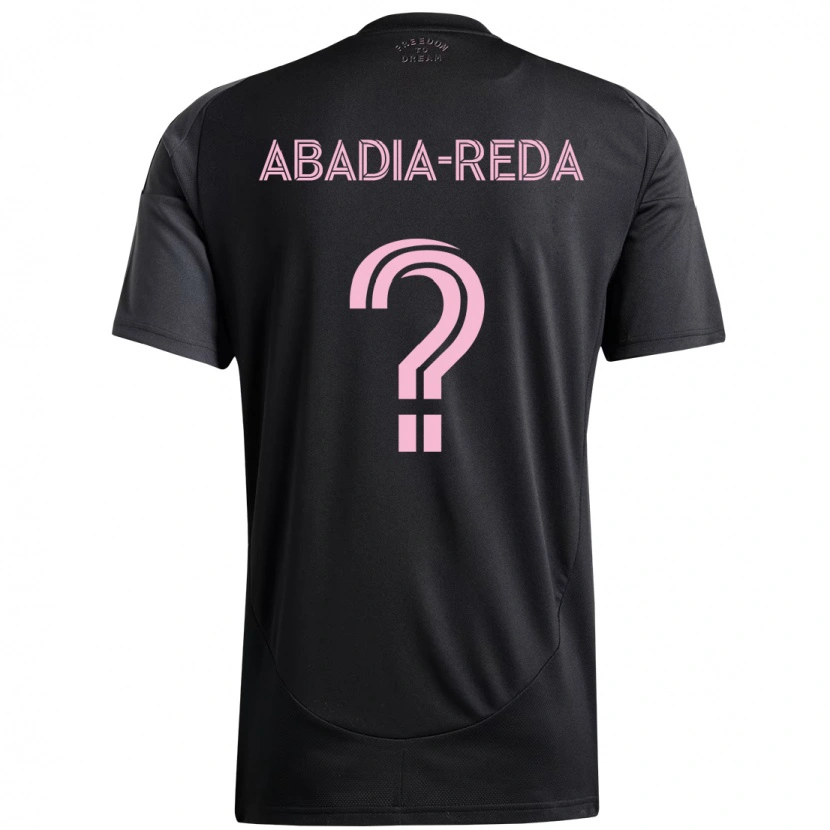 Danxen Hombre Camiseta Ezequiel Abadia-Reda #0 Negro Rosa 2ª Equipación 2025/26 La Camisa