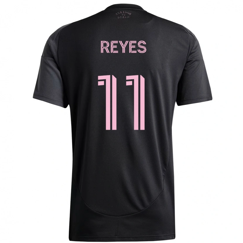 Danxen Hombre Camiseta Dairon Reyes #11 Rosa Negro 2ª Equipación 2025/26 La Camisa