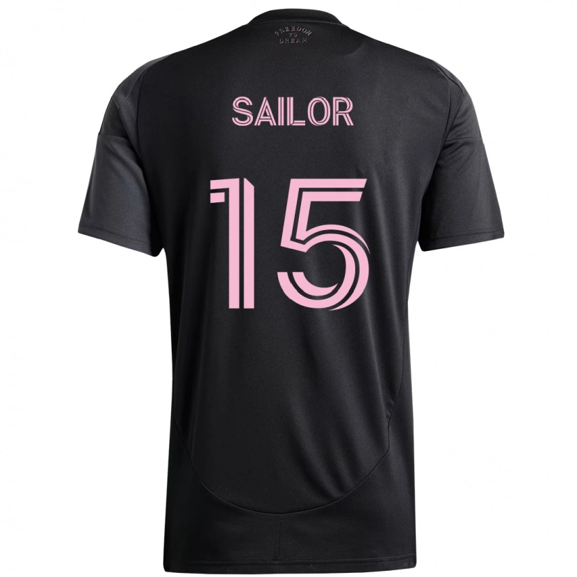 Danxen Hombre Camiseta Ryan Sailor #15 Rosa Negro 2ª Equipación 2025/26 La Camisa
