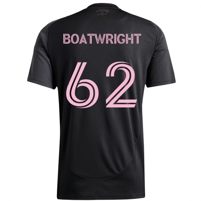 Danxen Hombre Camiseta Israel Boatwright #62 Rosa Negro 2ª Equipación 2025/26 La Camisa