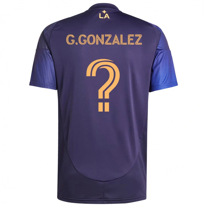 Danxen Hombre Camiseta Gustavo Gonzalez #0 Blanco Amarillo 2ª Equipación 2025/26 La Camisa