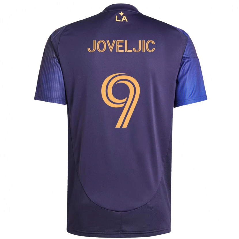 Danxen Hombre Camiseta Dejan Joveljic #9 Blanco Amarillo 2ª Equipación 2025/26 La Camisa