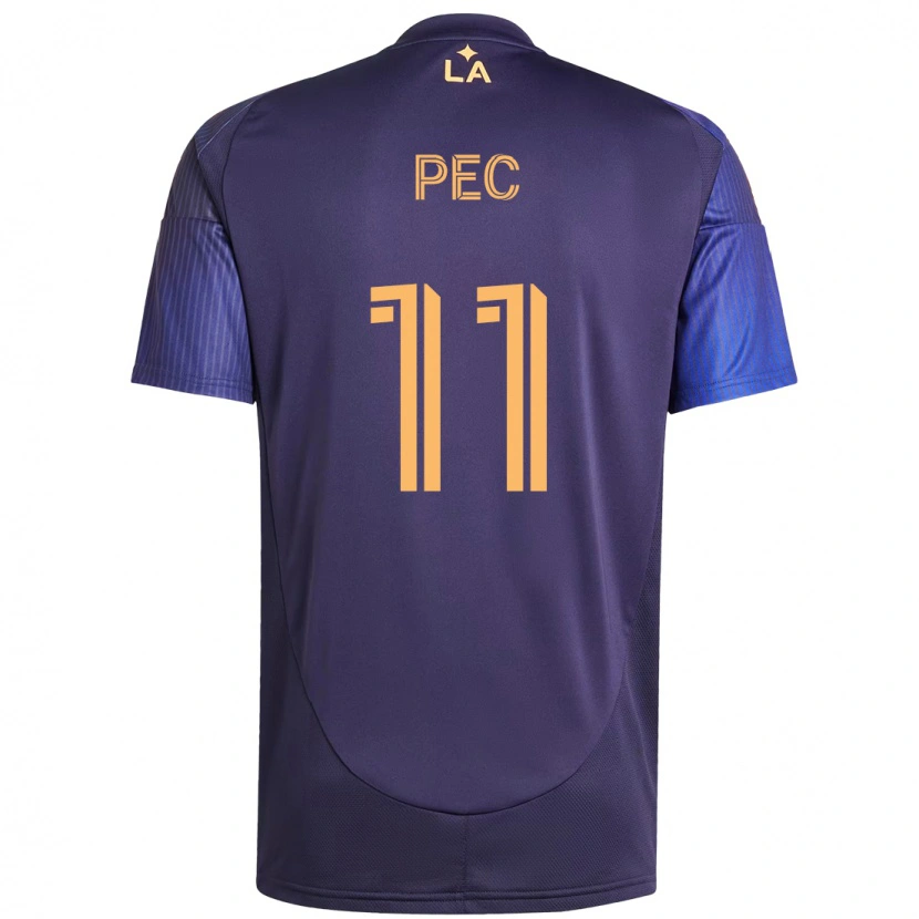 Danxen Hombre Camiseta Gabriel Pec #11 Blanco Amarillo 2ª Equipación 2025/26 La Camisa