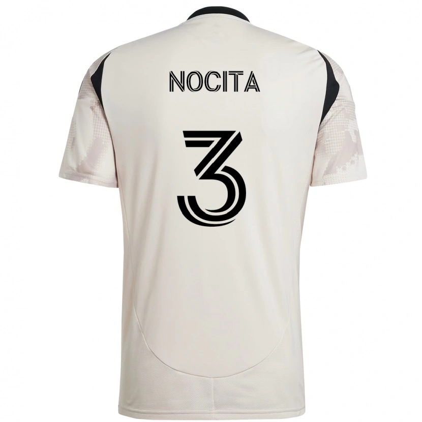 Danxen Hombre Camiseta Matthew Nocita #3 Rojo Negro 2ª Equipación 2025/26 La Camisa