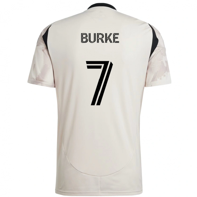 Danxen Hombre Camiseta Cory Burke #7 Rojo Negro 2ª Equipación 2025/26 La Camisa