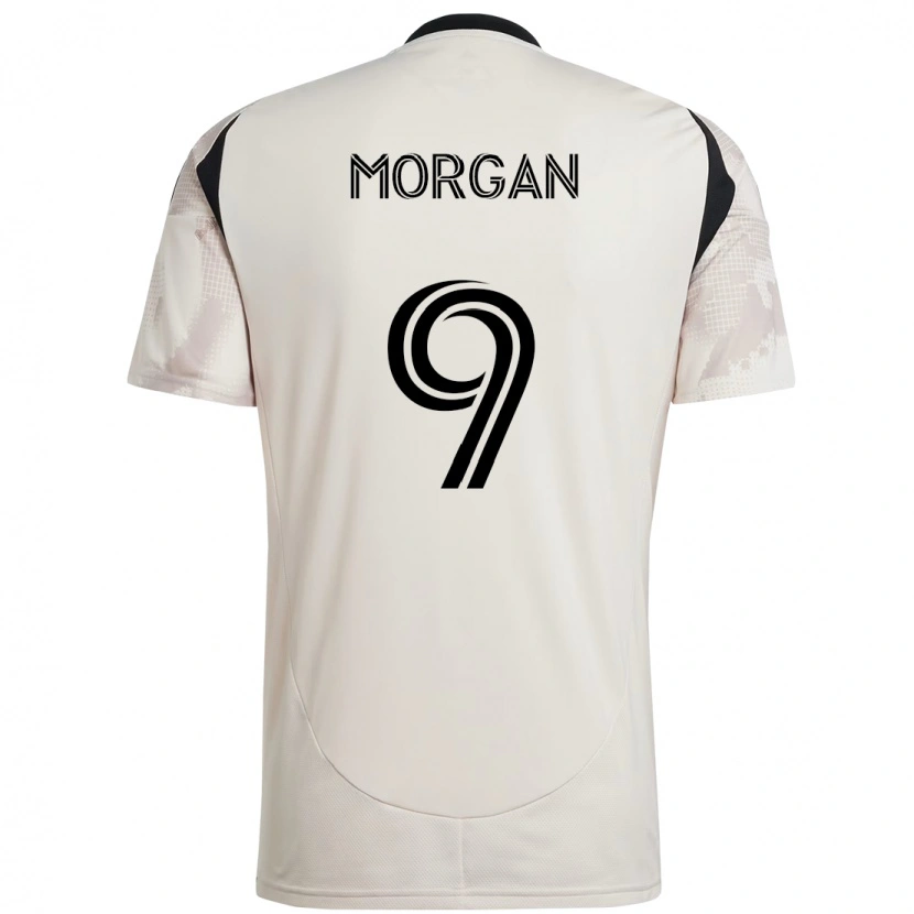 Danxen Hombre Camiseta Lewis Morgan #9 Rojo Negro 2ª Equipación 2025/26 La Camisa