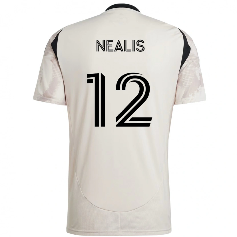 Danxen Hombre Camiseta Dylan Nealis #12 Rojo Negro 2ª Equipación 2025/26 La Camisa