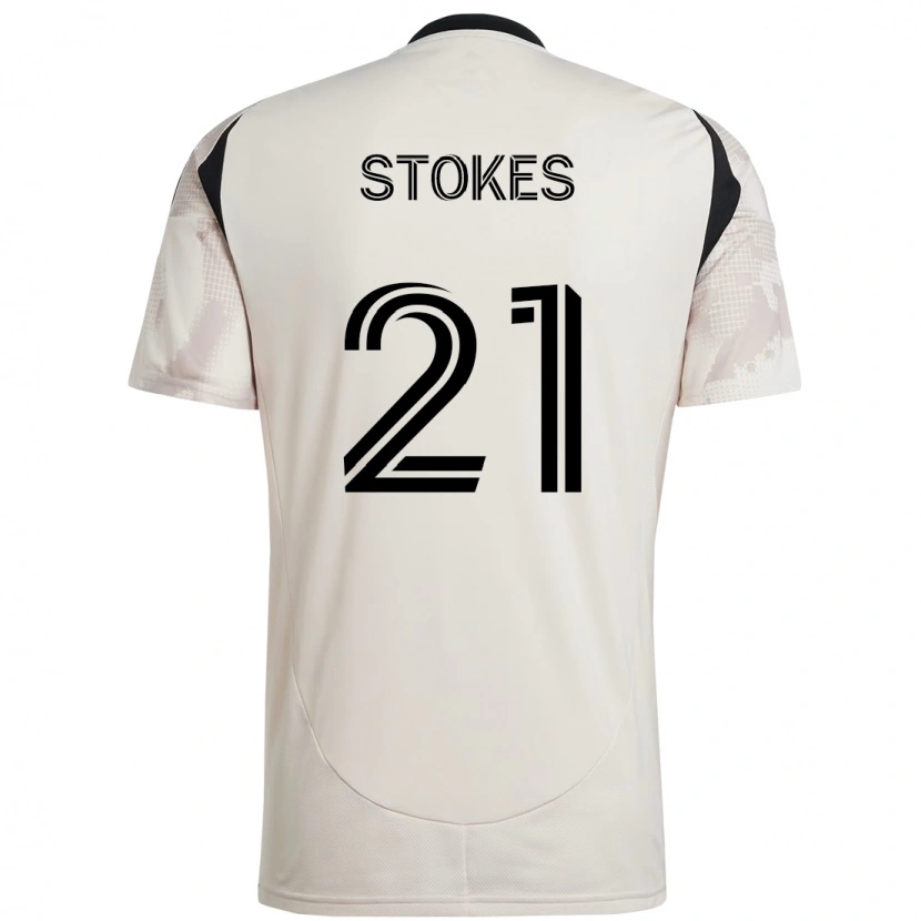 Danxen Hombre Camiseta Aidan Stokes #21 Rojo Negro 2ª Equipación 2025/26 La Camisa