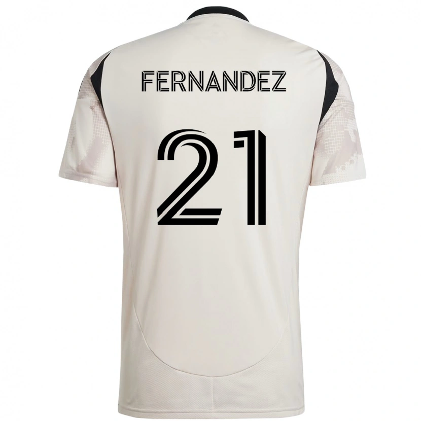 Danxen Hombre Camiseta Omir Fernandez #21 Rojo Negro 2ª Equipación 2025/26 La Camisa