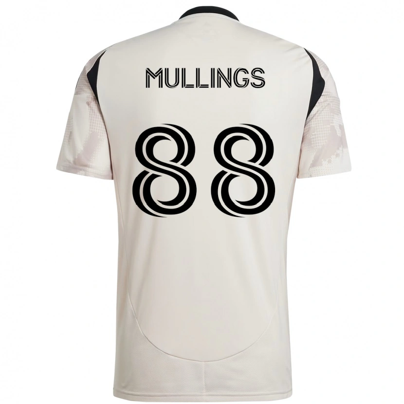 Danxen Hombre Camiseta O'vonte Mullings #88 Rojo Negro 2ª Equipación 2025/26 La Camisa