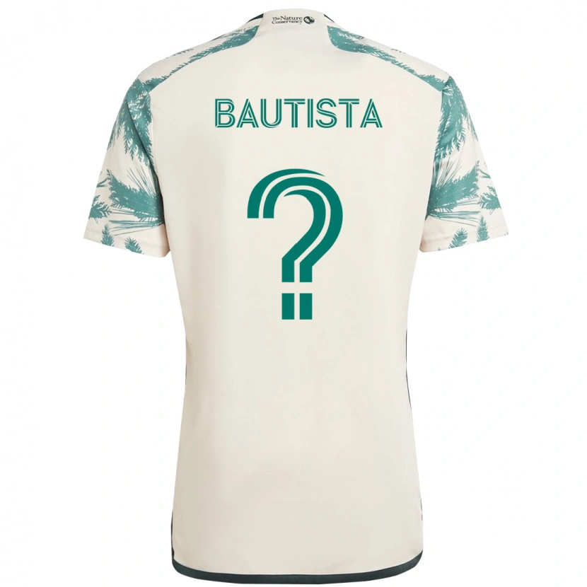 Danxen Hombre Camiseta Ricardo Bautista #0 Negro Marrón 2ª Equipación 2025/26 La Camisa