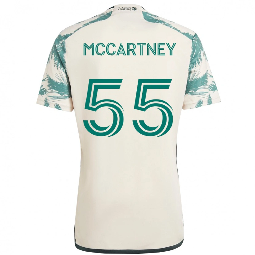 Danxen Hombre Camiseta Dawson Mccartney #55 Negro Marrón 2ª Equipación 2025/26 La Camisa