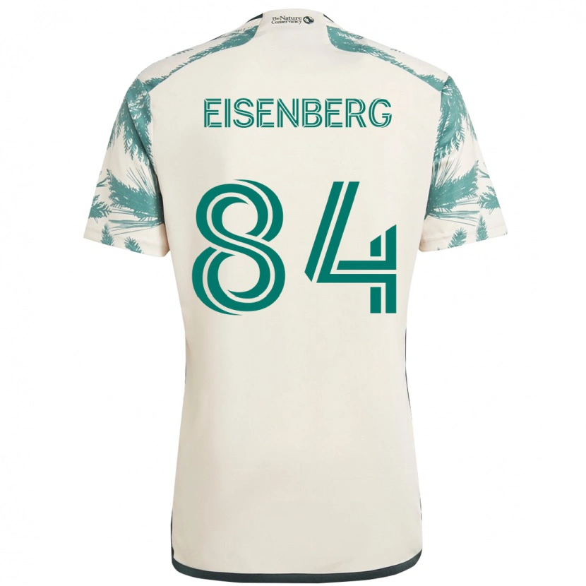 Danxen Hombre Camiseta Max Eisenberg #84 Negro Marrón 2ª Equipación 2025/26 La Camisa