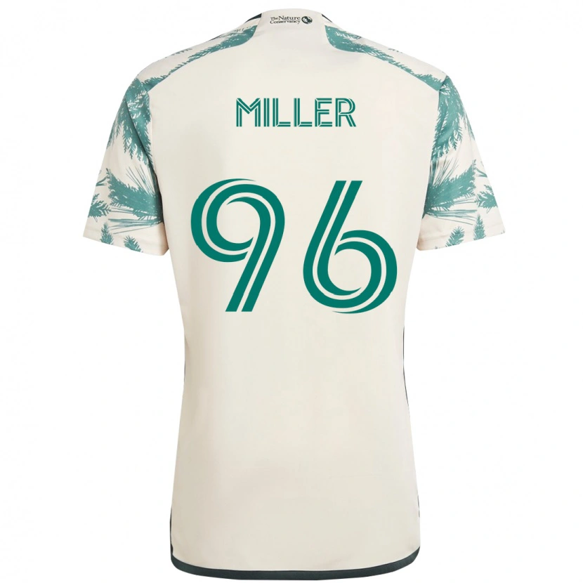 Danxen Hombre Camiseta Carver Miller #96 Negro Marrón 2ª Equipación 2025/26 La Camisa