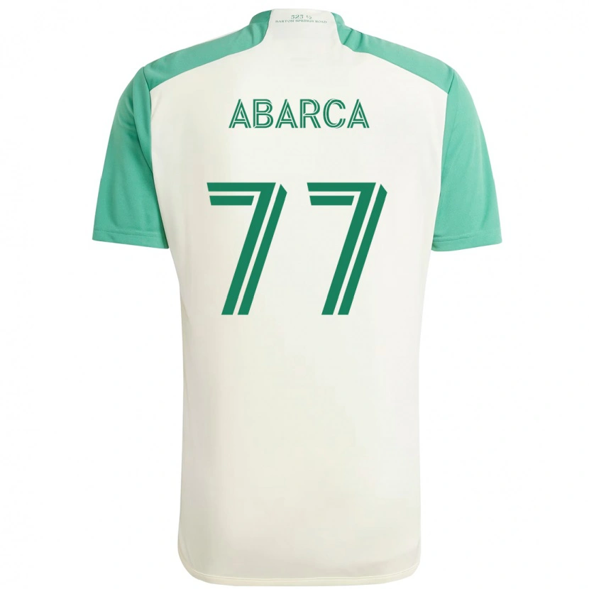 Danxen Hombre Camiseta Diego Abarca #77 Verde Negro 2ª Equipación 2025/26 La Camisa