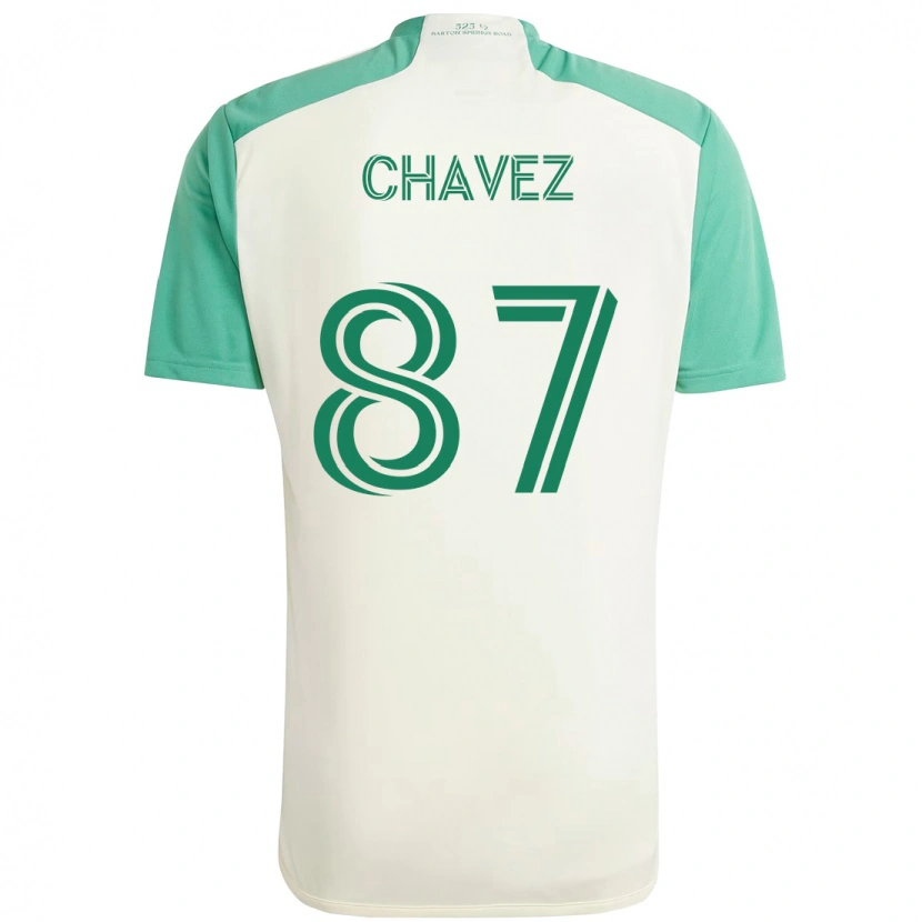 Danxen Hombre Camiseta Alfonso Ocampo-Chávez #87 Verde Negro 2ª Equipación 2025/26 La Camisa