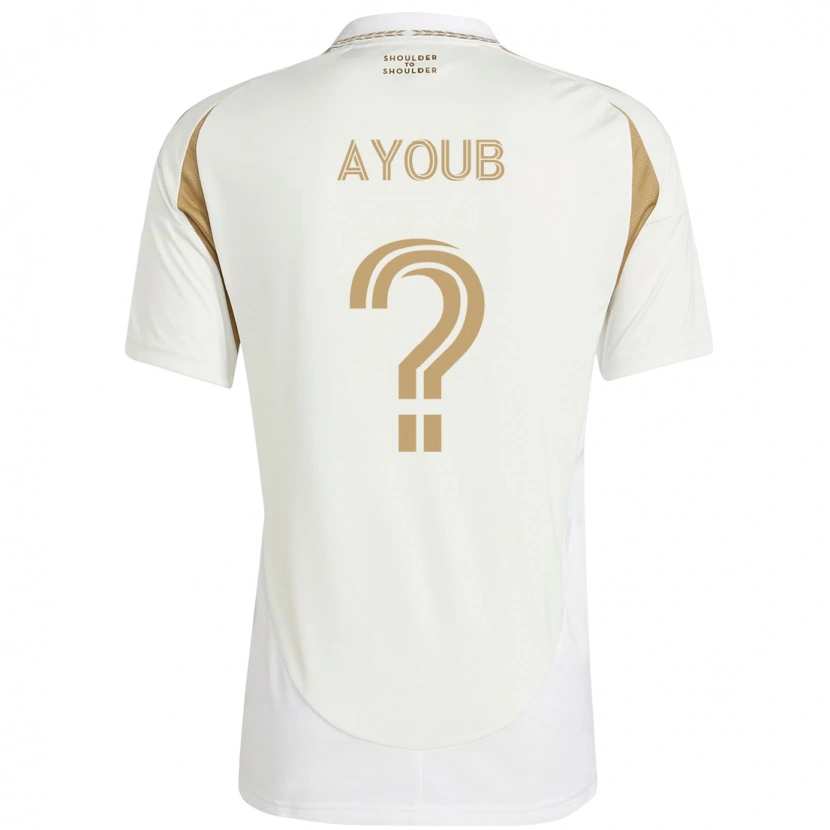 Danxen Hombre Camiseta Ryan Ayoub #0 Negro Marrón 2ª Equipación 2025/26 La Camisa