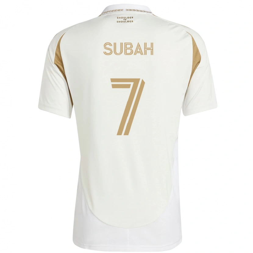 Danxen Hombre Camiseta Yekeson Subah #7 Negro Marrón 2ª Equipación 2025/26 La Camisa