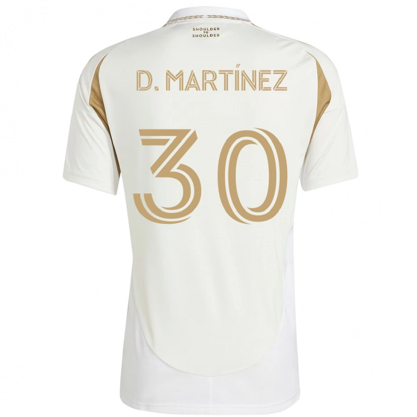 Danxen Hombre Camiseta David Martínez #30 Negro Marrón 2ª Equipación 2025/26 La Camisa