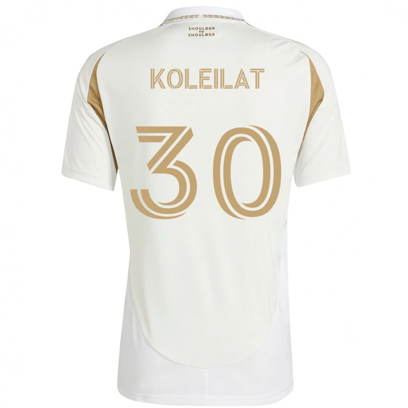 Danxen Hombre Camiseta Jassem Koleilat #30 Negro Marrón 2ª Equipación 2025/26 La Camisa