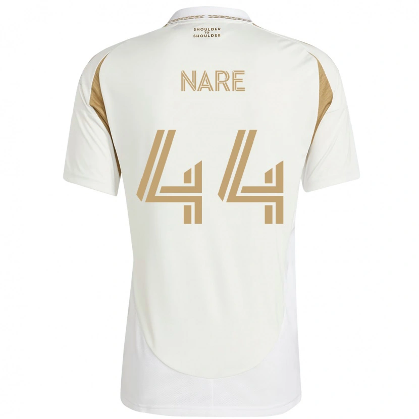 Danxen Hombre Camiseta Thabo Nare #44 Negro Marrón 2ª Equipación 2025/26 La Camisa