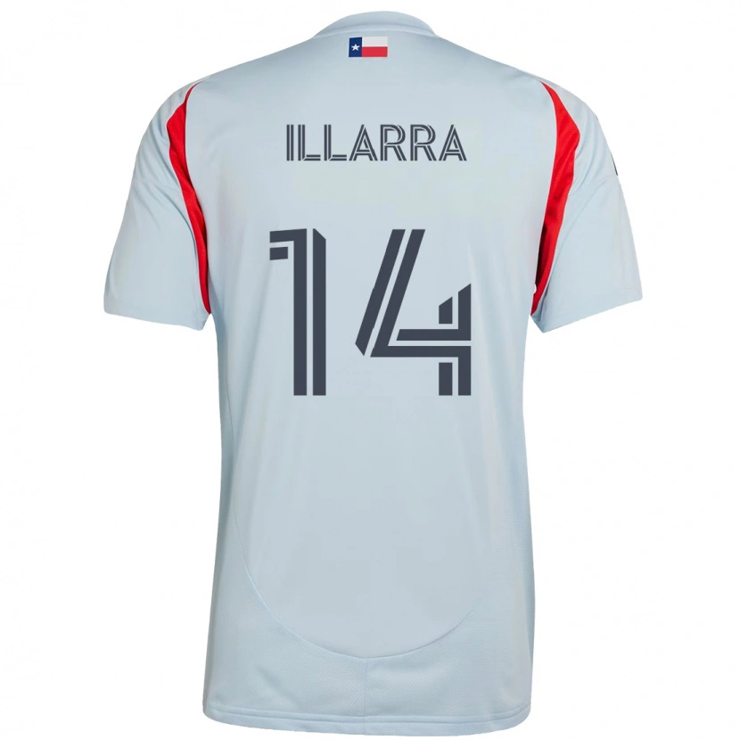 Danxen Hombre Camiseta Asier Illarramendi #14 Rojo Azul Marino 2ª Equipación 2025/26 La Camisa