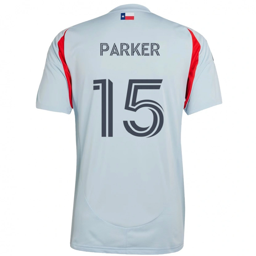 Danxen Hombre Camiseta Isaiah Parker #15 Rojo Azul Marino 2ª Equipación 2025/26 La Camisa
