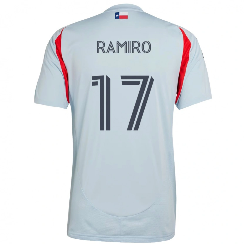 Danxen Hombre Camiseta Ramiro #17 Rojo Azul Marino 2ª Equipación 2025/26 La Camisa
