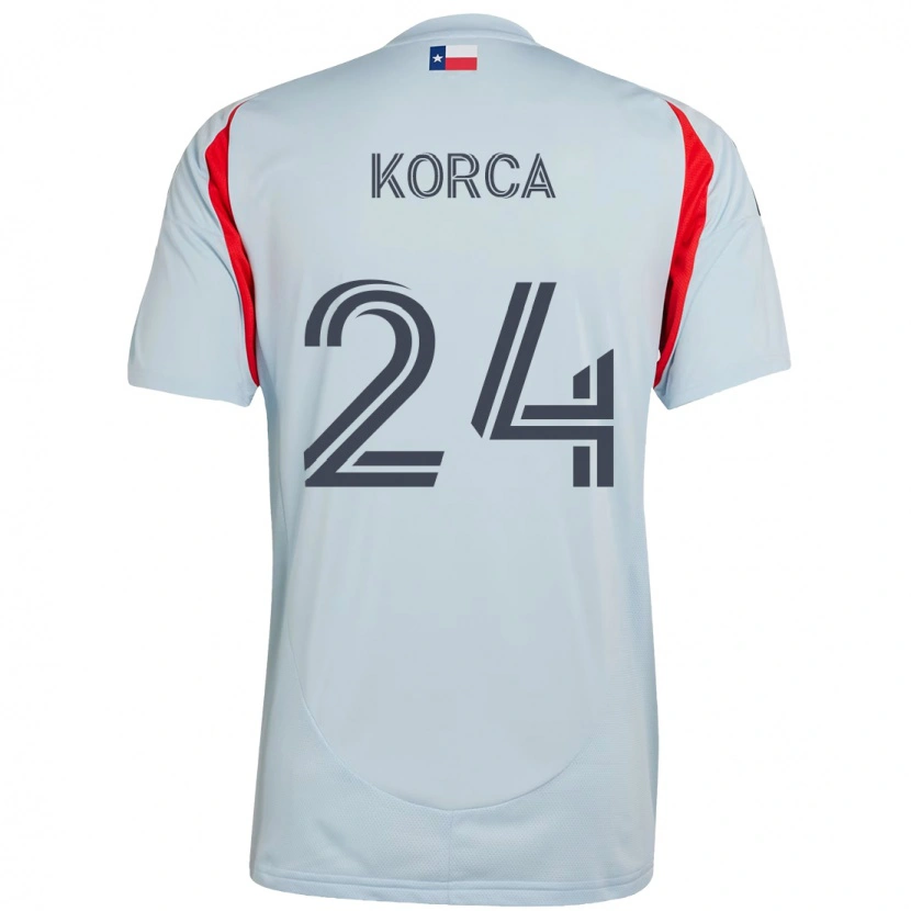 Danxen Hombre Camiseta Amet Korca #24 Rojo Azul Marino 2ª Equipación 2025/26 La Camisa