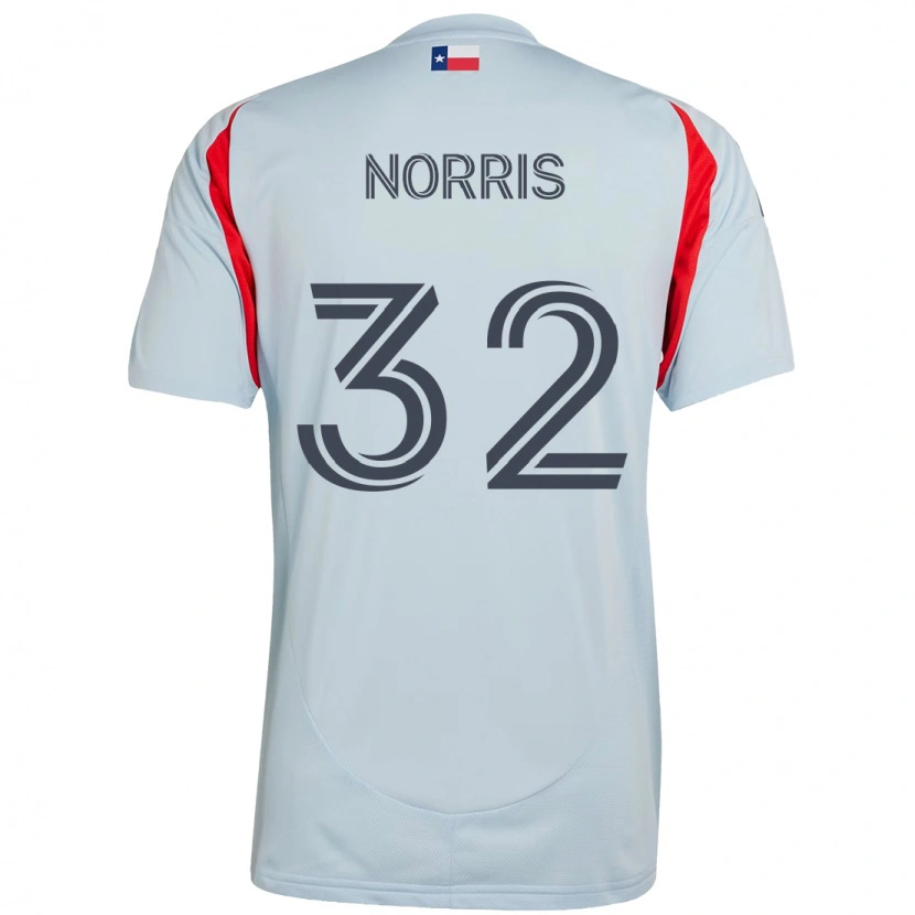 Danxen Hombre Camiseta Nolan Norris #32 Rojo Azul Marino 2ª Equipación 2025/26 La Camisa