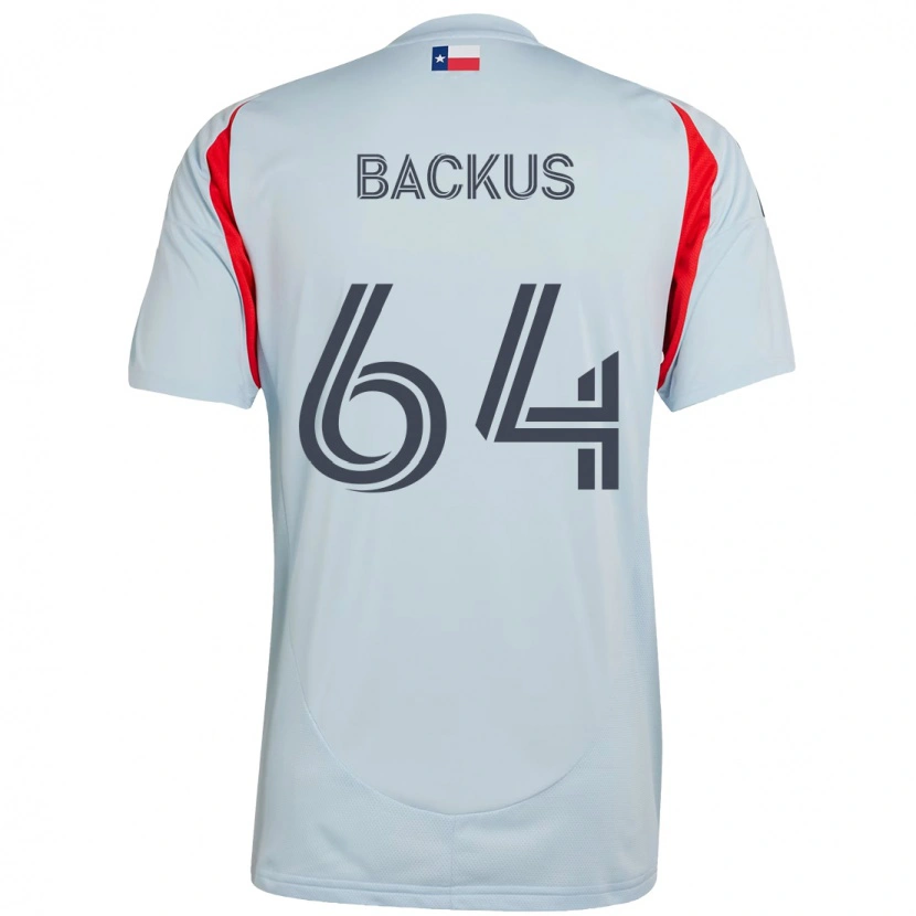 Danxen Hombre Camiseta Braeden Backus #64 Rojo Azul Marino 2ª Equipación 2025/26 La Camisa