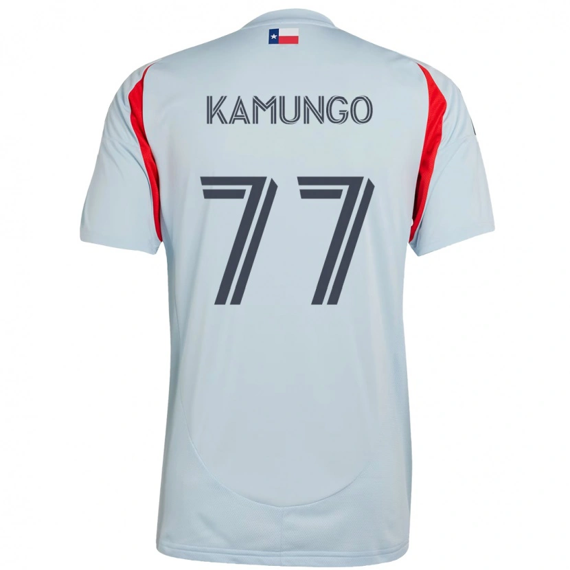 Danxen Hombre Camiseta Bernard Kamungo #77 Rojo Azul Marino 2ª Equipación 2025/26 La Camisa