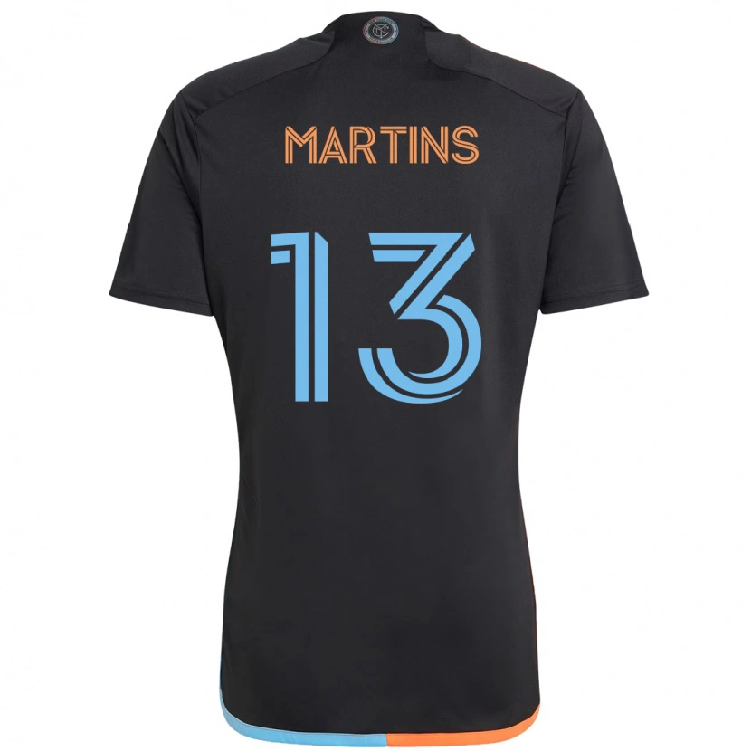 Danxen Hombre Camiseta Thiago Martins #13 Azul Claro 2ª Equipación 2025/26 La Camisa