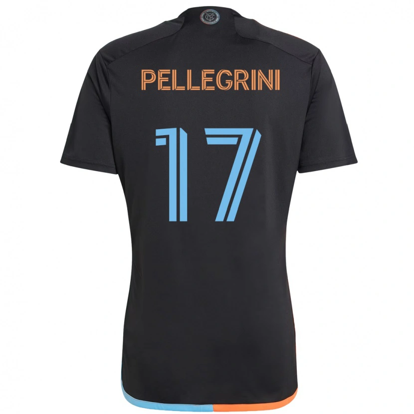 Danxen Hombre Camiseta Matías Pellegrini #17 Azul Claro 2ª Equipación 2025/26 La Camisa