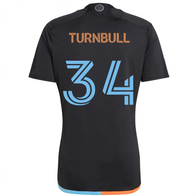 Danxen Hombre Camiseta Stephen Turnbull #34 Azul Claro 2ª Equipación 2025/26 La Camisa