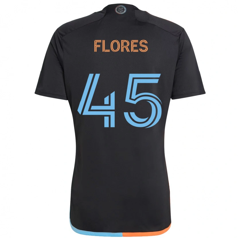 Danxen Hombre Camiseta Brian Flores #45 Azul Claro 2ª Equipación 2025/26 La Camisa