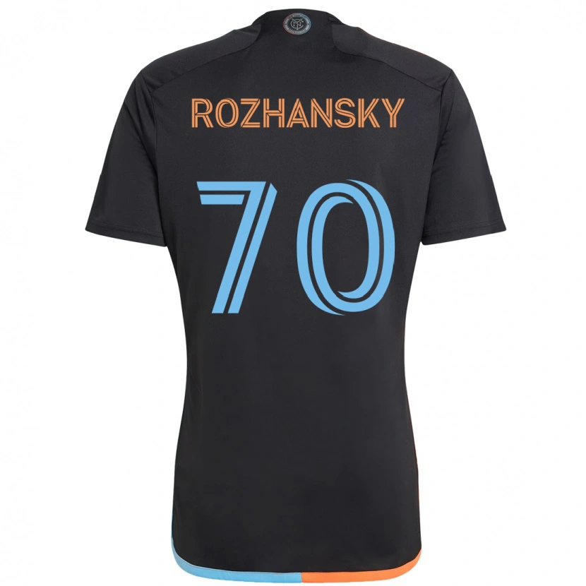 Danxen Hombre Camiseta Jake Rozhansky #70 Azul Claro 2ª Equipación 2025/26 La Camisa