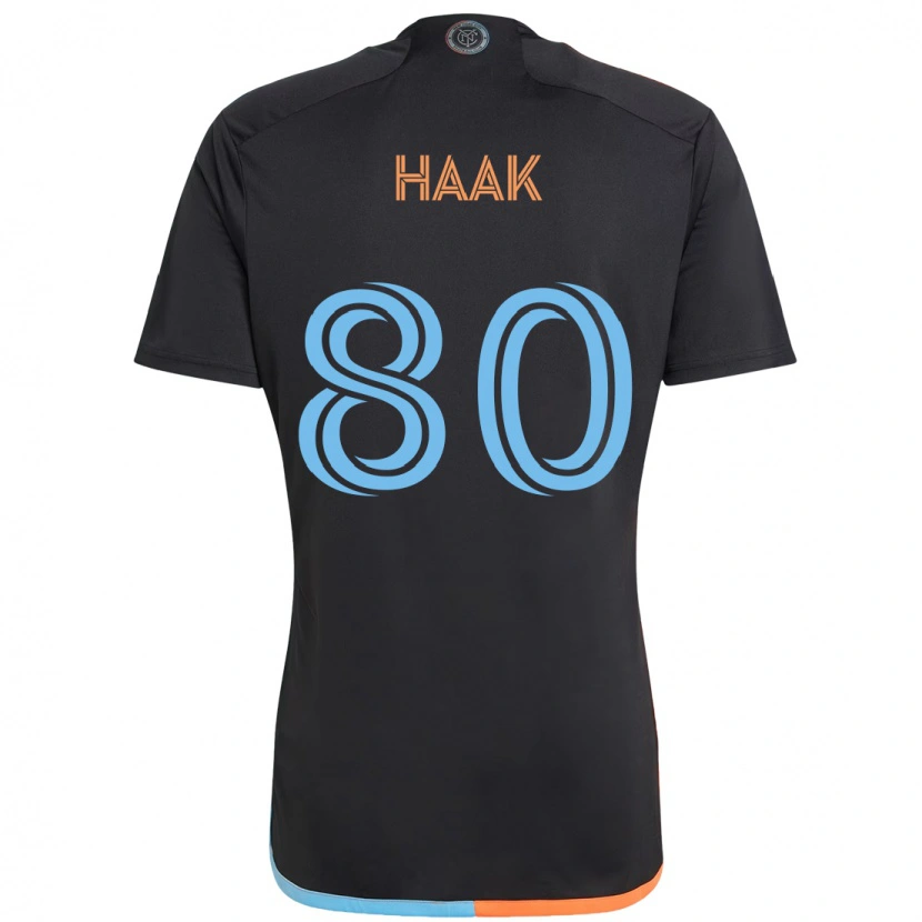 Danxen Hombre Camiseta Justin Haak #80 Azul Claro 2ª Equipación 2025/26 La Camisa
