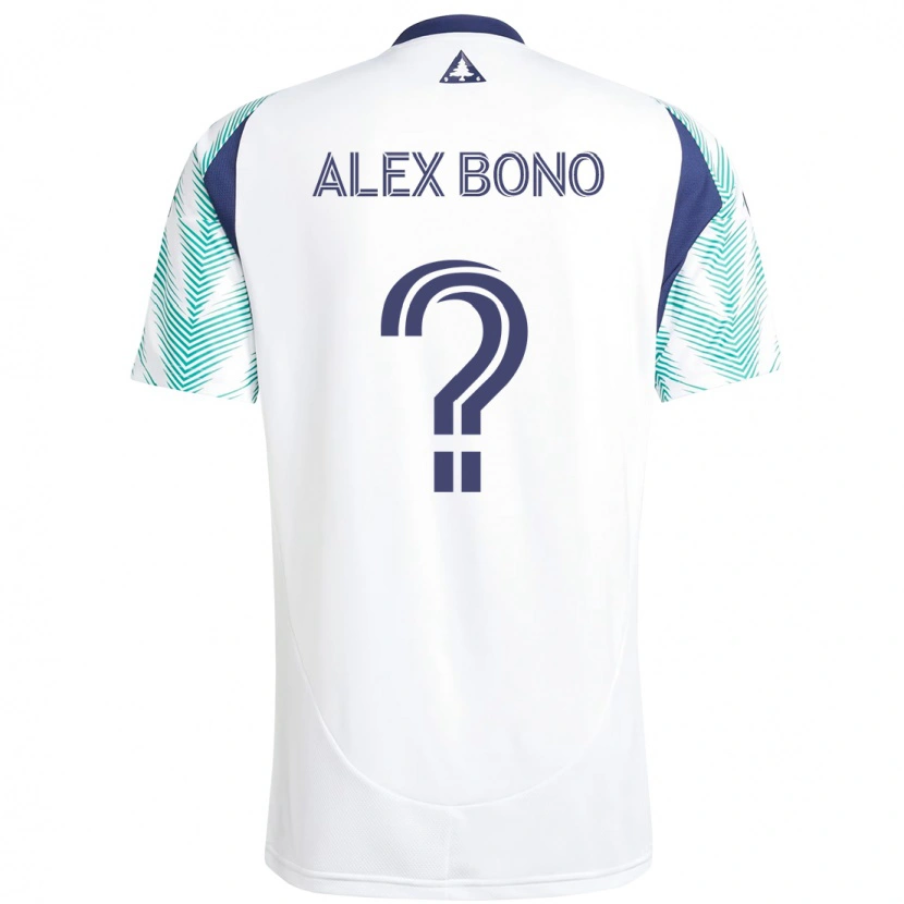 Danxen Hombre Camiseta Alex Bono #0 Azul Rojo 2ª Equipación 2025/26 La Camisa